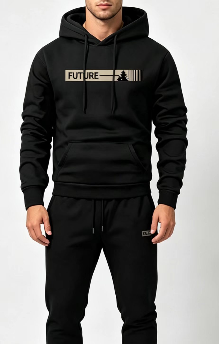 Joggers Pants - Men 2 Piece Tracksuit FUTURE Print