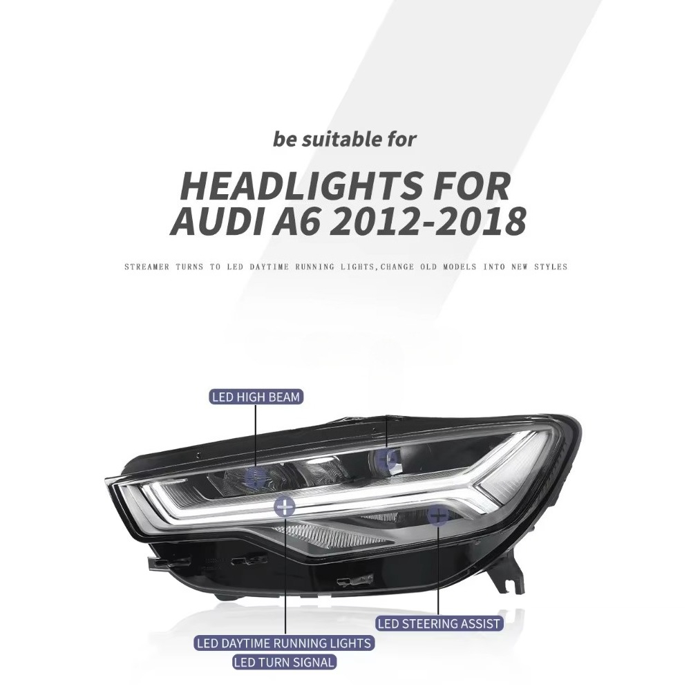 Running Headlamp - A6 C7 A6L 2012-2018 Upgrade Headlights