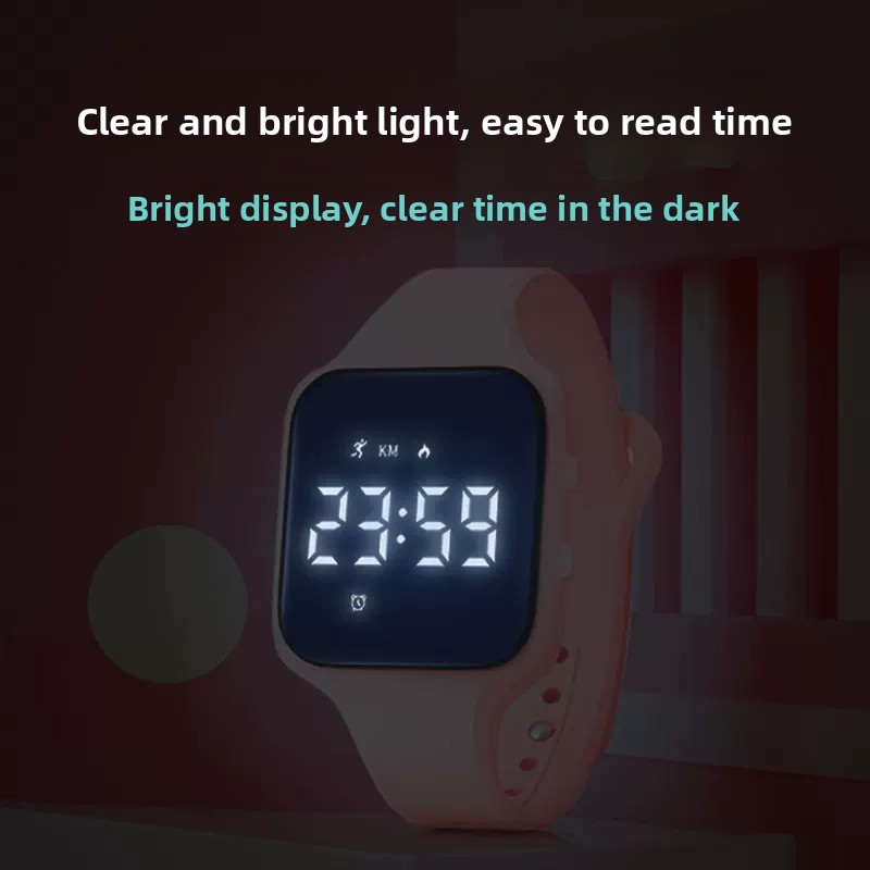 Kids LED Digital Silent Vibrat - Running Watch 评论和价格