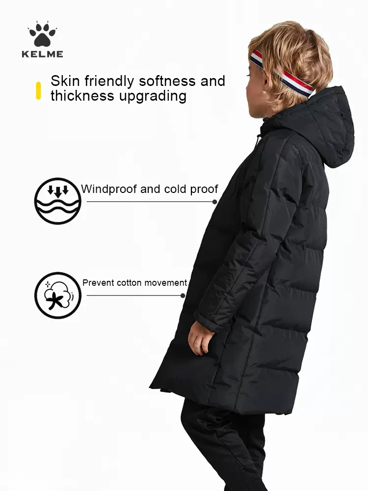 KELME Kid Winter Jacket Long S - Running Gear Kids 评论和价格