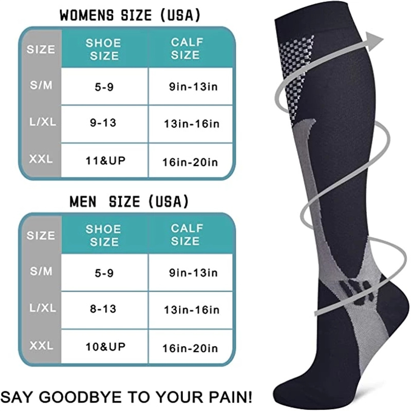 3 Pairs/Pack Compression Socks - Sports Socks 评论和价格