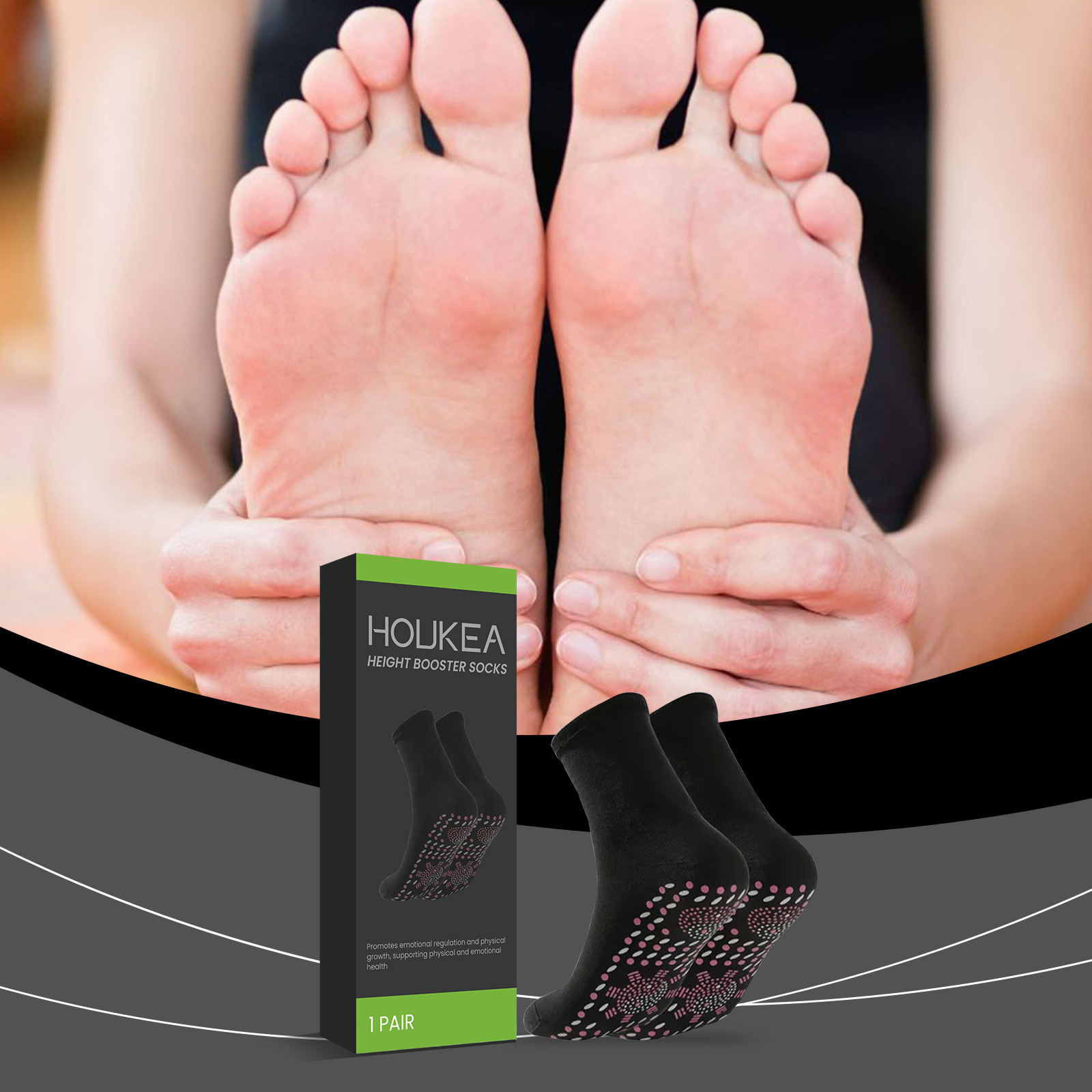 Self-Heating Foot Socks, Skin- - Sports Socks 评论和价格