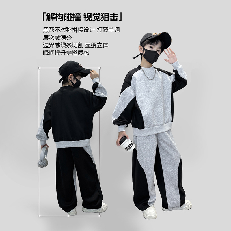 Teenager Boys Suit Autumn Spor - Running Gear Kids 评论和价格