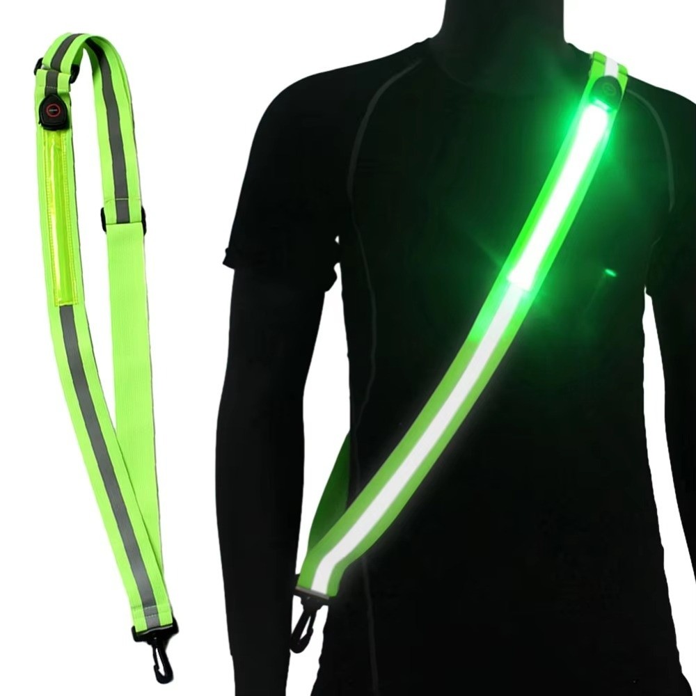 USB Rechargeable Reflective Ru - Running Visibility Gear 评论和价格