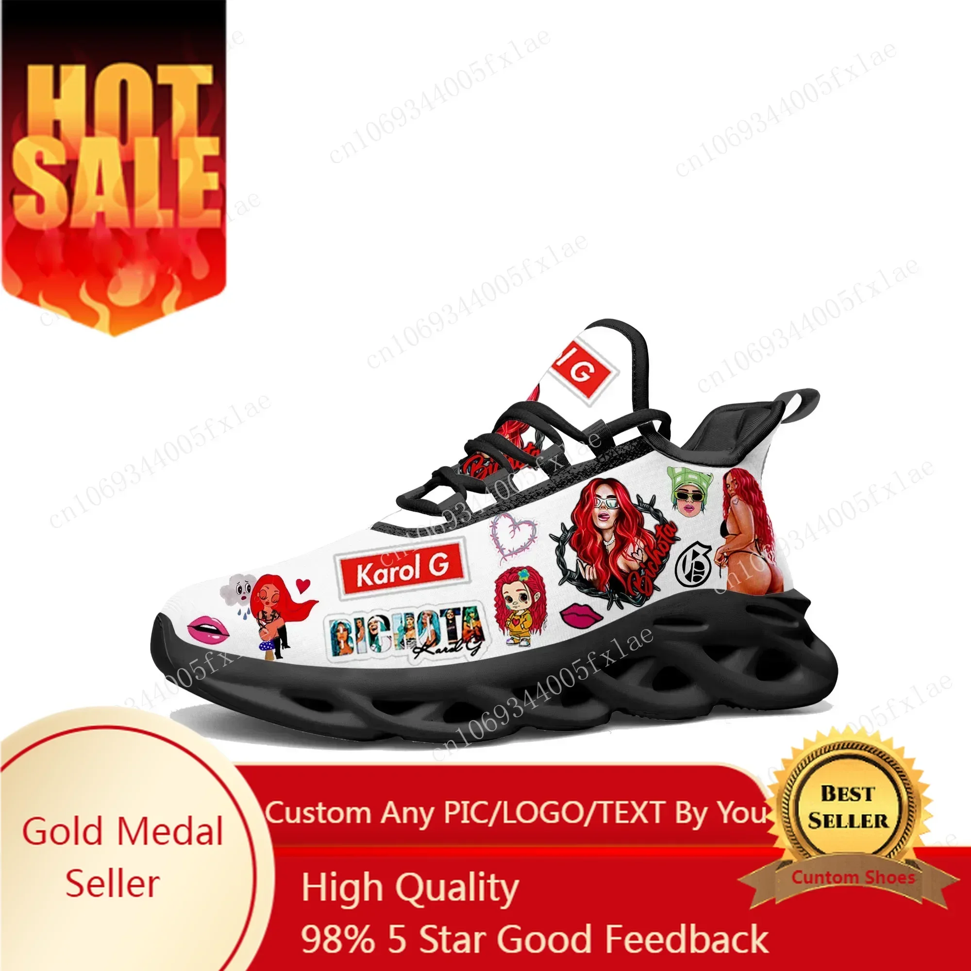 Karol G Bichota Flats Sneakers - Running Shoes Men 评论和价格