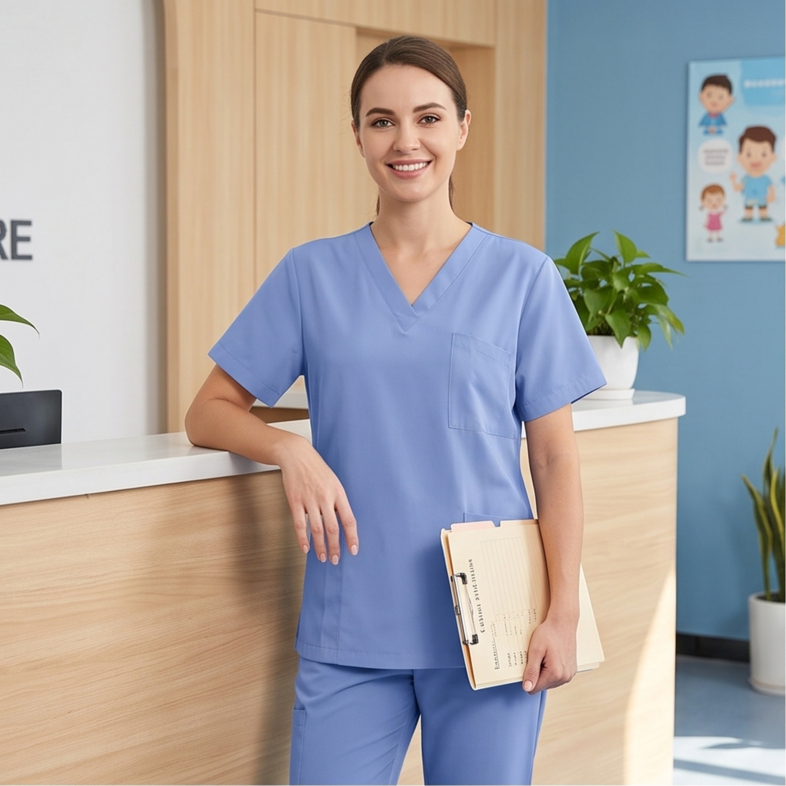 Comfortable Scrubs Uniform Med - Joggers Pants 评论和价格